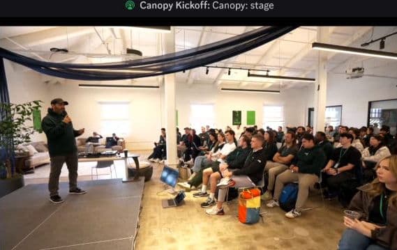 Canopy kickoff session
