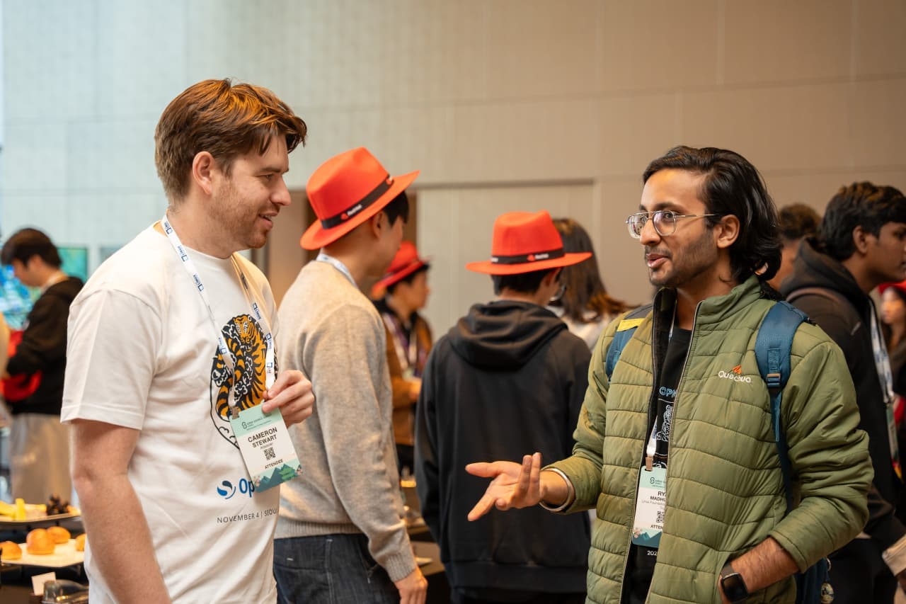 Hallway track conversation at OpenSearchCon Seoul